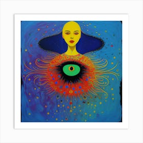 Eye Of The Woman Art Print