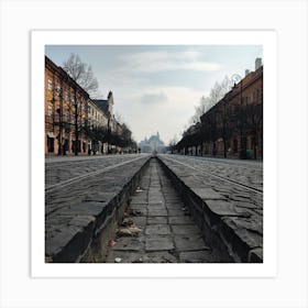 Street In Kosice, Slovakia Art Print