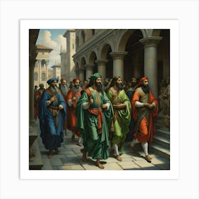 Kings Walking Art Print