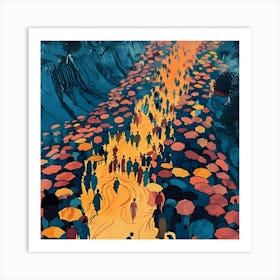 Chinese Lanterns Art Print