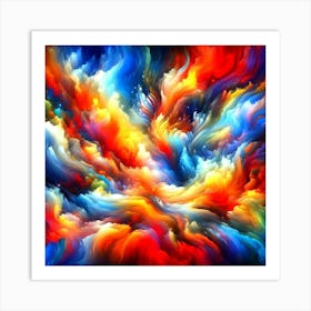 Exotic Abstract Painting 1 Art Print