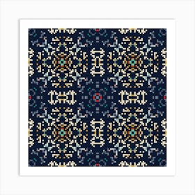 Tartan plaid pattern with texture and wedding color 2 Art Print