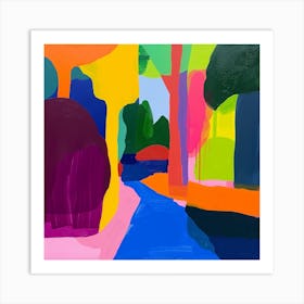 Abstract Park Collection Hyde Park London 8 Art Print