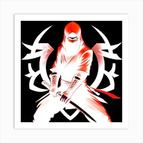 Shadow of a Ninja Art Print