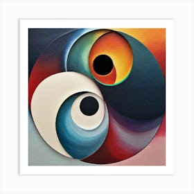 Yin Yang 71 Art Print