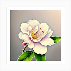 Apricot Blossom Art Print