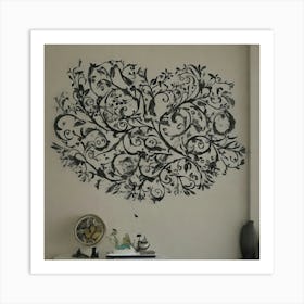 Floral Wall Art 3 Art Print