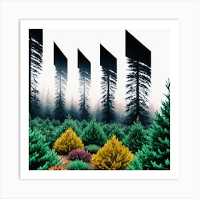 tree square Art Print