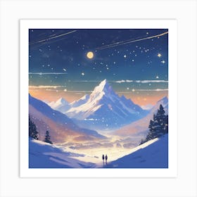 Winter Landscape 39 Art Print