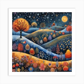 Winter Landscape 3 Art Print