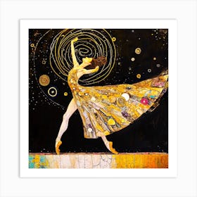 Dancing With Myself - Dance Fusion Art Print