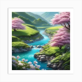 Sakura Blossoms 4 Art Print