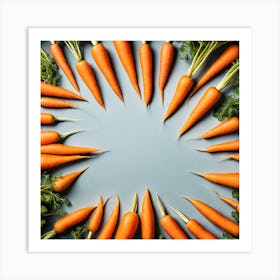 Carrots In A Circle 27 Art Print