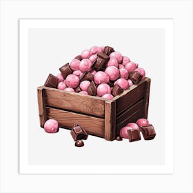 Crate Of Candy Art Print