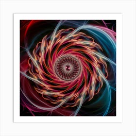 Fractal Spiral Art Print