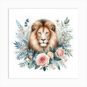 a Lion 3 Art Print