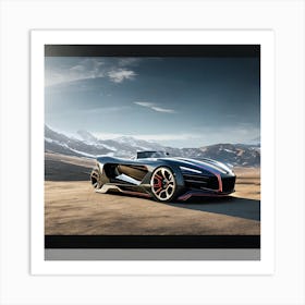 Hyundai Concept Car Art Print