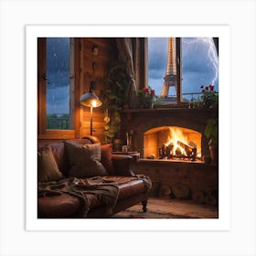 Eiffel Tower 1 Art Print