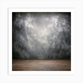 Lightning In The Sky Art Print