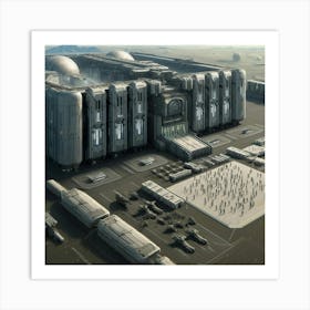 Venusian War Academies Design Converted Art Print