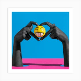 Heart Emoji Art Print