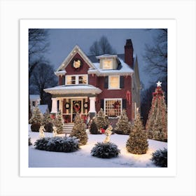 Christmas Decorating Ideas Art Print