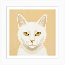 reflexive cat Art Print