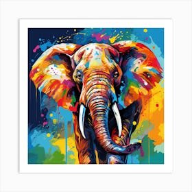 Elephant Painting 2 Art Print