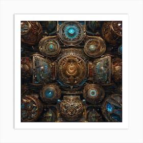 Clockwork Gears Art Print