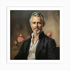 Portrait Of A Man Art Print