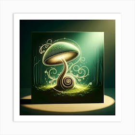 Mushroom Painting 1 Art Print