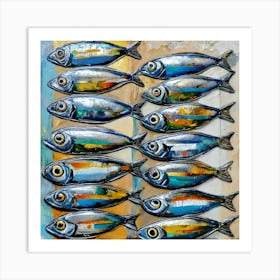 Sardines Art Art Print