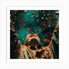 Confetti In The Air 1 Art Print