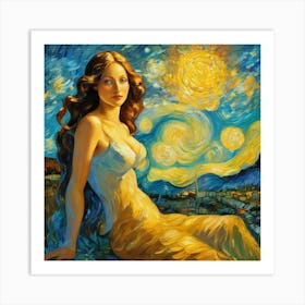 Starry Nightvhh Art Print