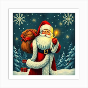 Santa Claus 1 Art Print