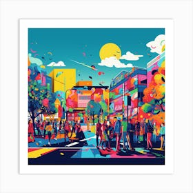 Cityscape 16 Art Print