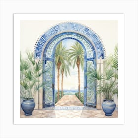 Doorway To The Beach Art Print