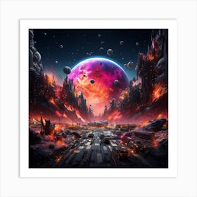 Alien Planet Art Print