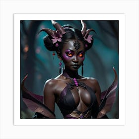 Demon Girl Art Print