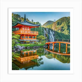 Japanese House Photo Art Print