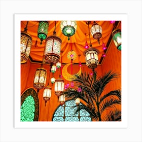 Flux Schnell Vibrant Ramadan Festive Decoration With Intricate 1 Affiche