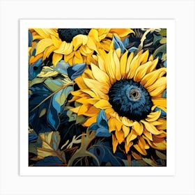 Sunflowers 2 Art Print