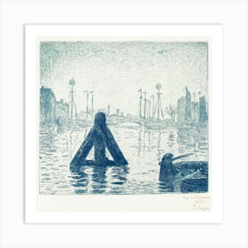 Harbor In Holland – Flushing, Paul Signac Art Print