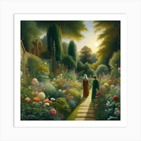 Garden Of Love 3 Art Print