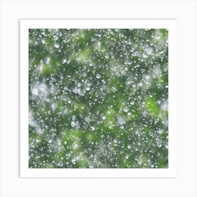 Raindrops On A Window Art Print