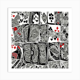 Playing Cards Art Print