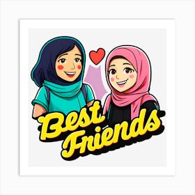 Best Friends 1 Art Print