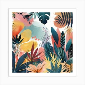 Tropical Jungle 1 Art Print