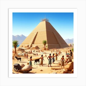 Egyptian Pyramid 1 Art Print