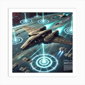 Nebula Harrier Art Print